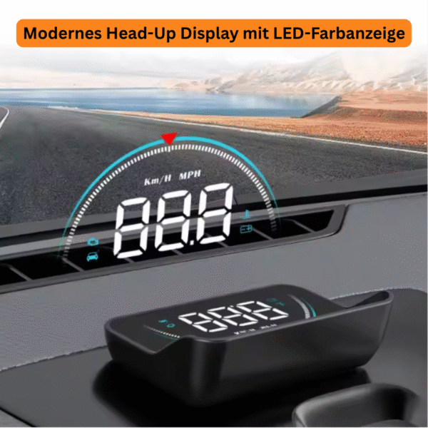 SichtPilot™ – Head-Up Farbdisplay mit OBD2 | Geschwindigkeit, Drehzahl & mehr direkt im Sichtfeld – Bild 2