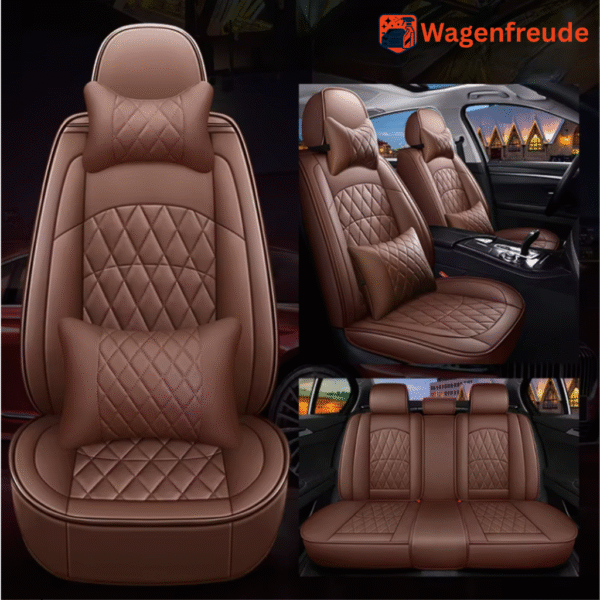 SeatFlex™ – Premium Sitzbezüge aus Nappaleder | Passt auf die meisten Fahrzeuge | Langlebig & formschön – Bild 7