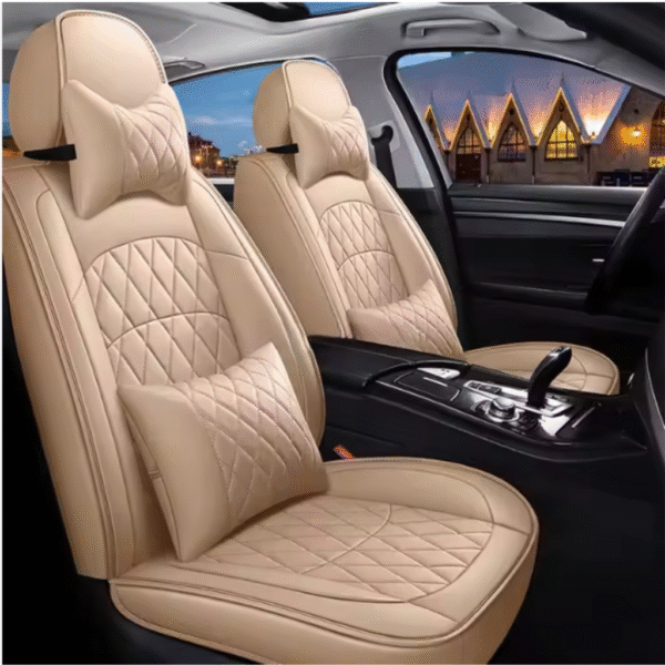 SeatFlex™ – Premium Sitzbezüge aus Nappaleder | Passt auf die meisten Fahrzeuge | Langlebig & formschön – Bild 4