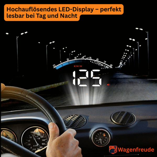SichtPilot™ – Head-Up Farbdisplay mit OBD2 | Geschwindigkeit, Drehzahl & mehr direkt im Sichtfeld – Bild 4