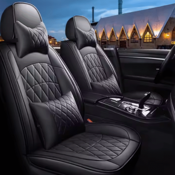 SeatFlex™ – Premium Sitzbezüge aus Nappaleder | Passt auf die meisten Fahrzeuge | Langlebig & formschön – Bild 8