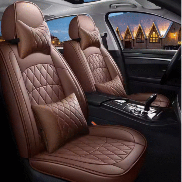 SeatFlex™ – Premium Sitzbezüge aus Nappaleder | Passt auf die meisten Fahrzeuge | Langlebig & formschön – Bild 6