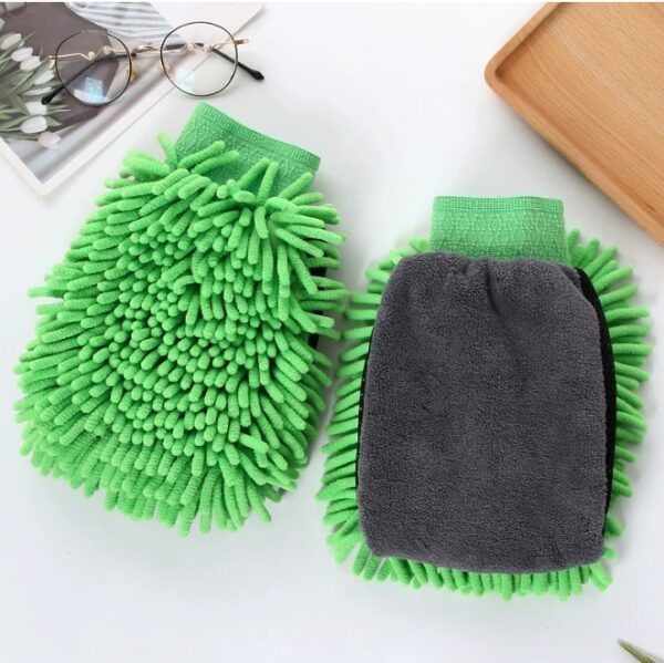 PflegePro™ – 2er Set Waschhandschuhe fürs Auto | Sanft zum Lack, stark gegen Schmutz – Bild 8