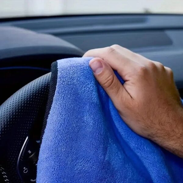 Profi Auto Trockentuch – Mikrofaser für streifenfreie Lackpflege ohne Kratzer – Bild 6