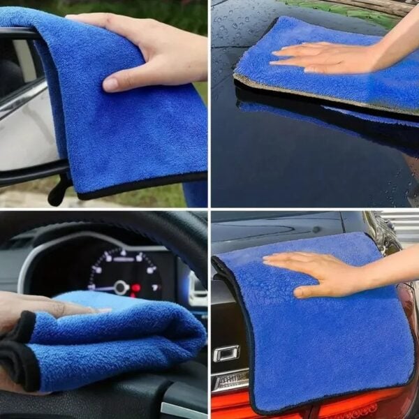 Profi Auto Trockentuch – Mikrofaser für streifenfreie Lackpflege ohne Kratzer – Bild 5