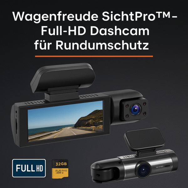 Auto Dashcam Full HD mit Parküberwachung & WLAN – Wagenfreude SichtPro™ – Bild 2