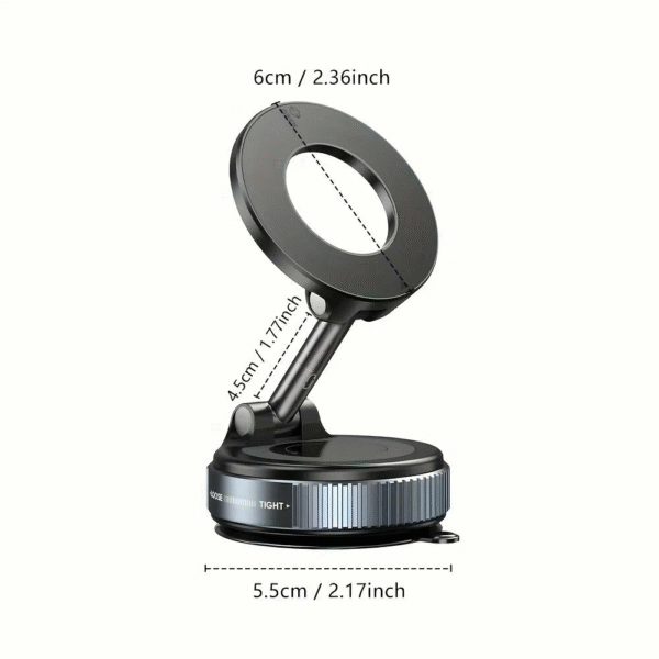 Magnetische Handyhalterung mit 360° Rotation & starker Vakuum-Saugkraft | Premium Halter für Auto, Büro & Zuhause – Bild 10